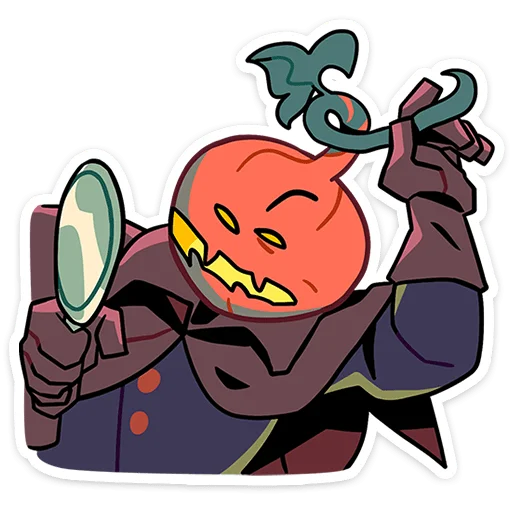 🎃 Стикер «Всадник Николас» для Telegram