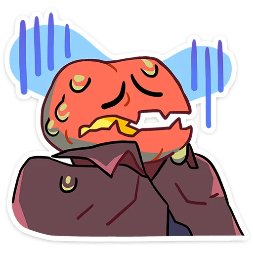 🎃 Стикер «Всадник Николас» для Telegram