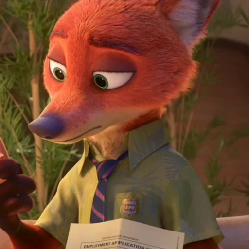 🤩 Стикер «Nick Wilde» для Telegram