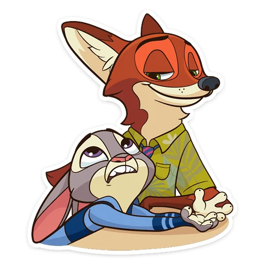 😏 Стикер «Ник Уайлд» для Telegram