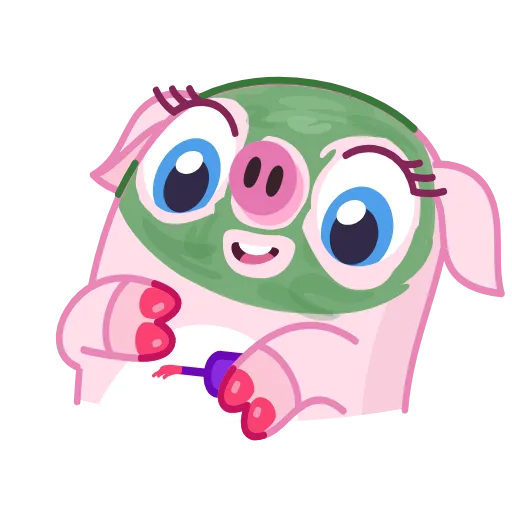 💅 Стикер «Nick Wallow Pig» для Telegram