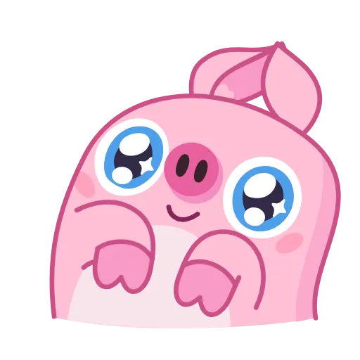 🥺 Стикер «Nick Wallow Pig» для Telegram