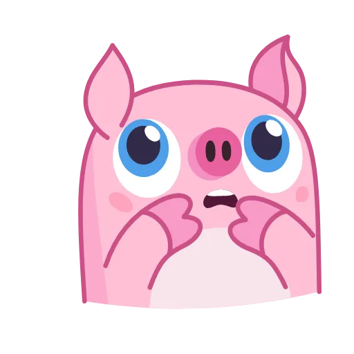 😨 Стикер «Nick Wallow Pig» для Telegram