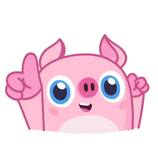 👍 Стикер «Nick Wallow Pig» для Telegram