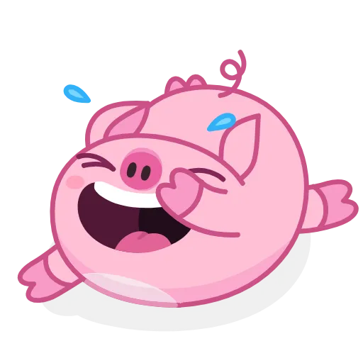 Стикерпак Nick Wallow Pig для Telegram
