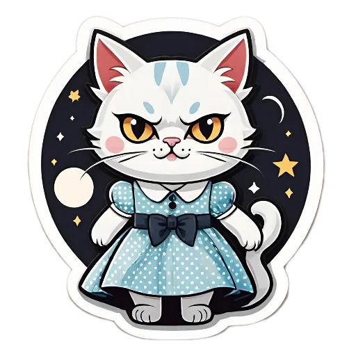 😠 Стикер «Niedliche Katze» для Telegram