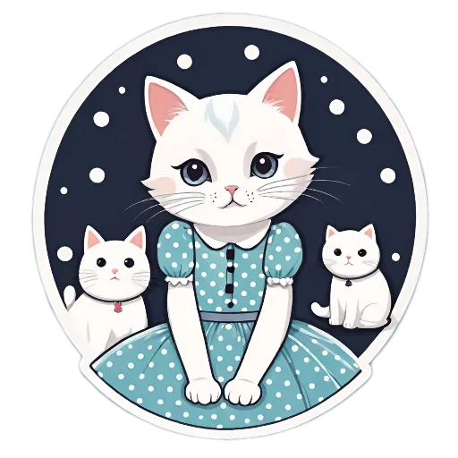 😕 Стикер «Niedliche Katze» для Telegram