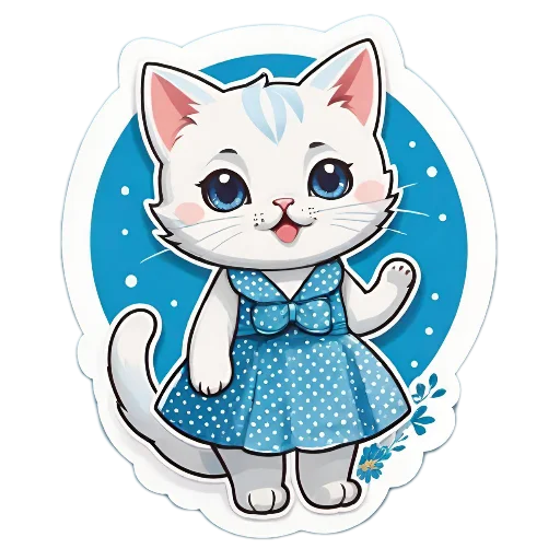 🐱 Стикер «Niedliche Katze» для Telegram
