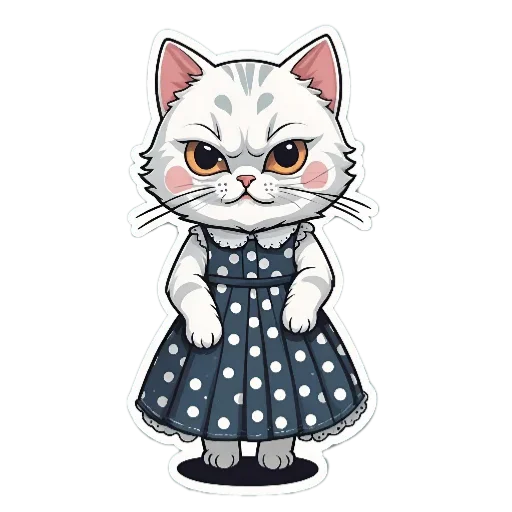 🤬 Стикер «Niedliche Katze» для Telegram