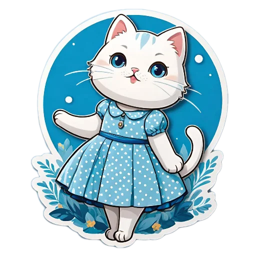 🤗 Стикер «Niedliche Katze» для Telegram