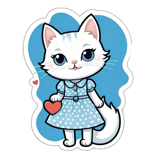 🥰 Стикер «Niedliche Katze» для Telegram