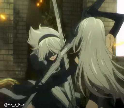 👊 Стикер «NieR Automata» для Telegram