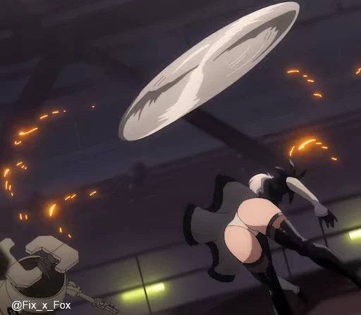 😡 Стикер «NieR Automata» для Telegram