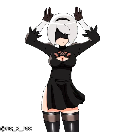 Стикерпак NieR Automata для Telegram