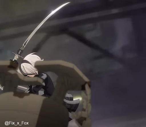 👊 Стикер «NieR Automata» для Telegram