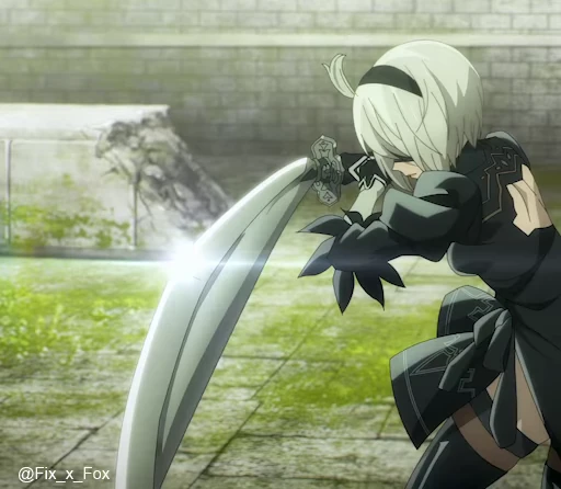 ❗️ Стикер «NieR Automata» для Telegram