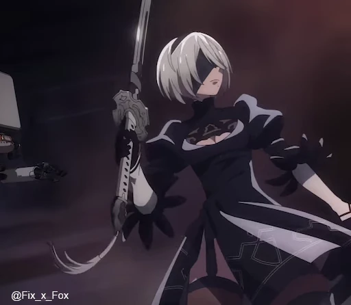 😎 Стикер «NieR Automata» для Telegram