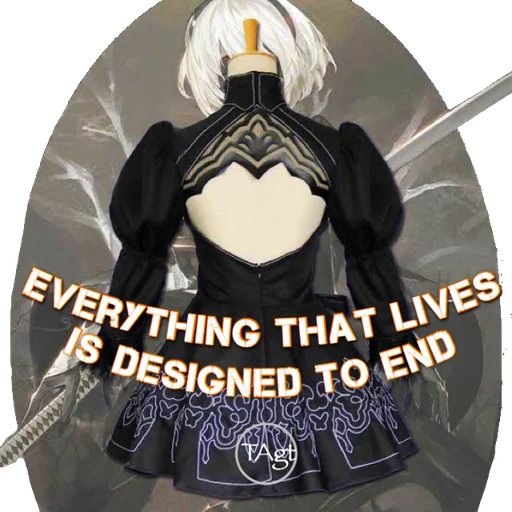 🗡 Стикер «NieRAutomata» для Telegram
