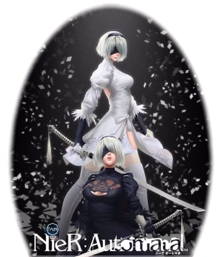 Стикерпак NieRAutomata для Telegram