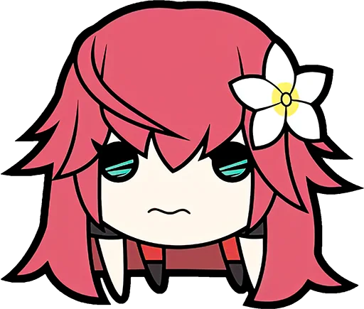 😖 Стикер «Nier Devola pack» для Telegram