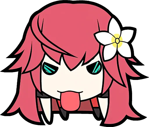 😛 Стикер «Nier Devola pack» для Telegram