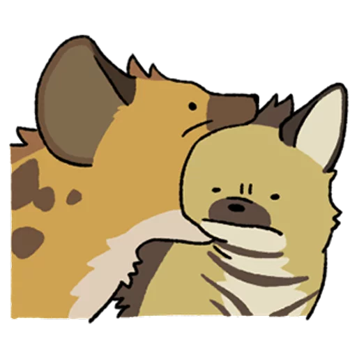 🤒 Стикер «hyenas» для Telegram