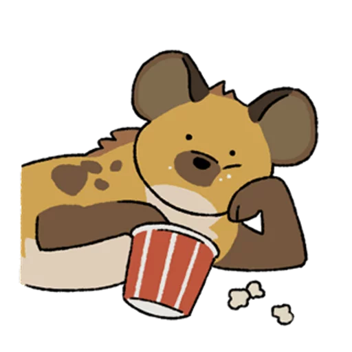 🍿 Стикер «hyenas» для Telegram