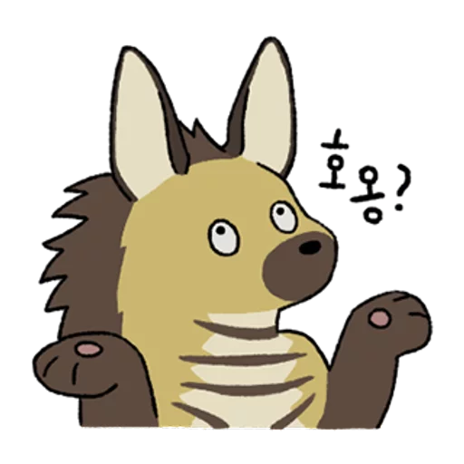 🤷‍♂️ Стикер «hyenas» для Telegram