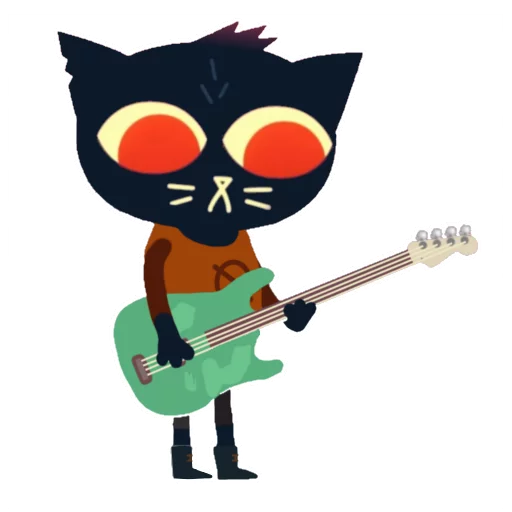 🎸 Стикер «Nights In The Woods» для Telegram
