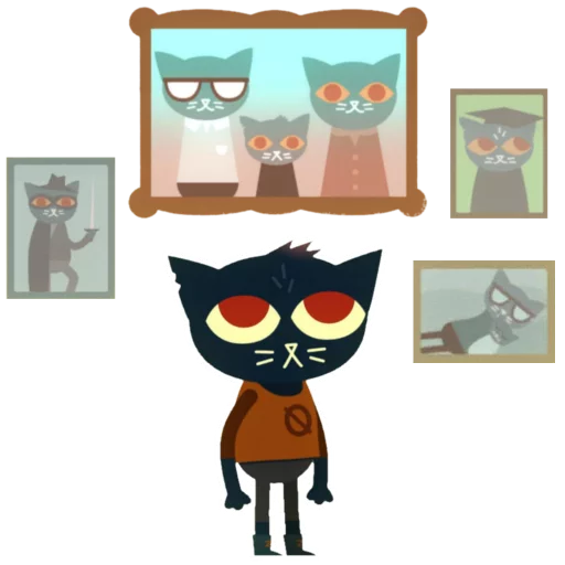 💭 Стикер «Nights In The Woods» для Telegram