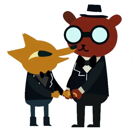 ❤️ Стикер «Nights In The Woods» для Telegram