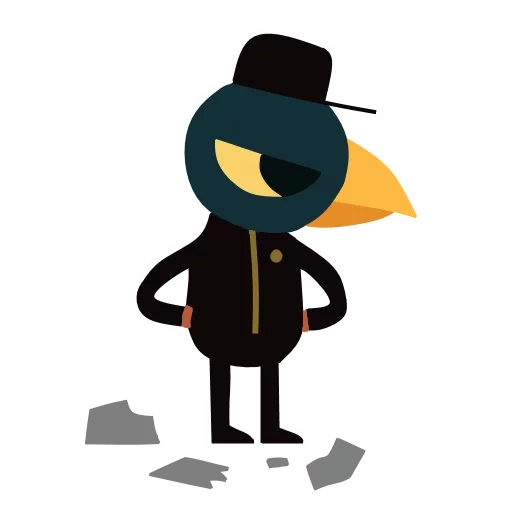 😔 Стикер «Nights In The Woods» для Telegram
