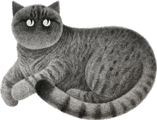 😕 Стикер «Night Cat» для Telegram