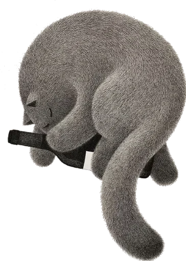🍷 Стикер «Night Cat» для Telegram
