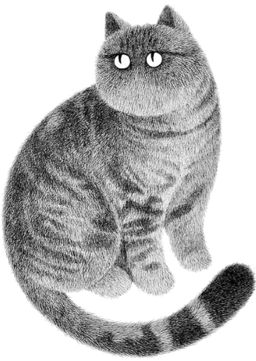 🧐 Стикер «Night Cat» для Telegram