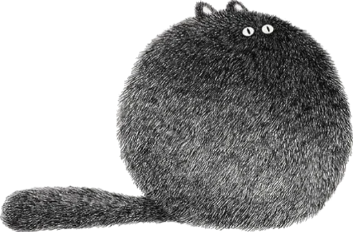 😎 Стикер «Night Cat» для Telegram
