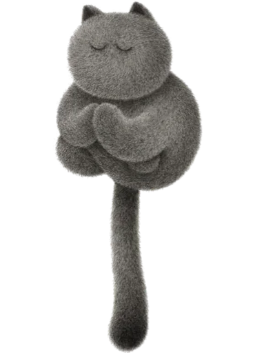 🧘‍♂️ Стикер «Night Cat» для Telegram