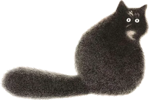 😙 Стикер «Night Cat» для Telegram