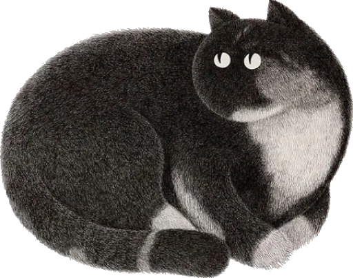 😀 Стикер «Night Cat» для Telegram