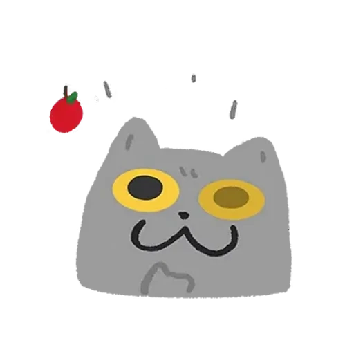 🍓 Стикер «Night Cats» для Telegram