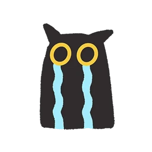 😭 Стикер «Night Cats» для Telegram