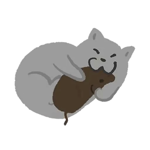 🙃 Стикер «Night Cats» для Telegram