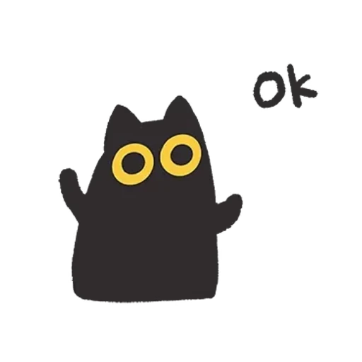 👌 Стикер «Night Cats» для Telegram