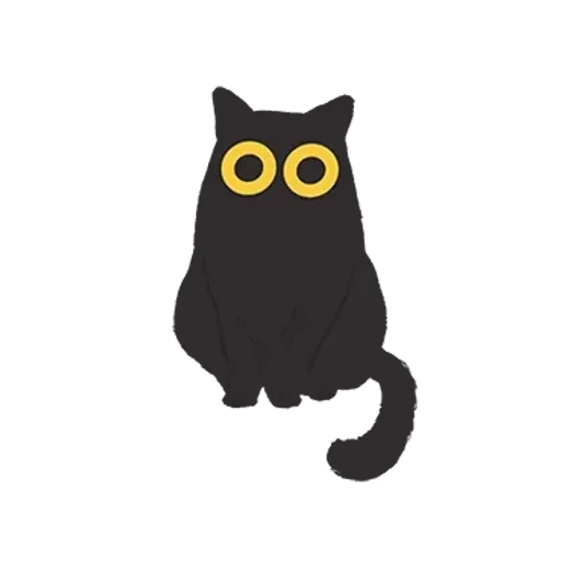🙃 Стикер «Night Cats» для Telegram