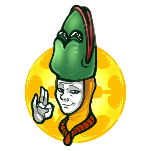 🐸 Стикер «Nightgrowler&;s Lair» для Telegram