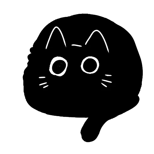 🎀 Стикер «night kitty» для Telegram
