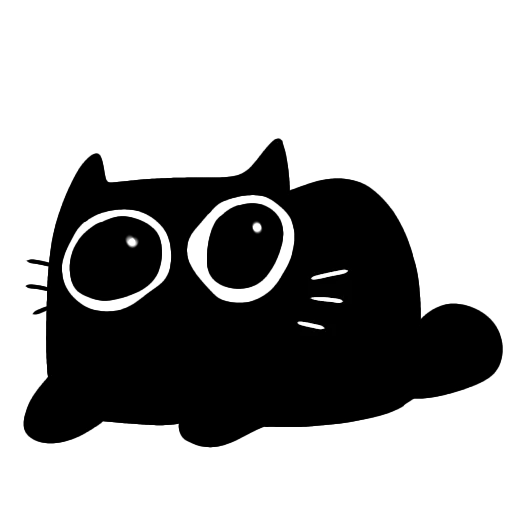 🎀 Стикер «night kitty» для Telegram