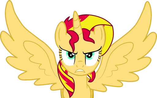 👿 Стикер «My little pony friendship is magic» для Telegram