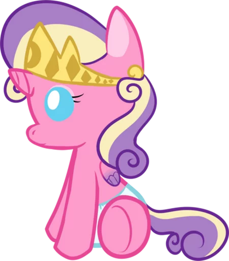 😶 Стикер «My little pony friendship is magic» для Telegram