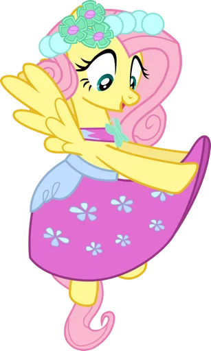👗 Стикер «My little pony friendship is magic» для Telegram